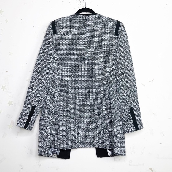 CYNTHIA Rowley Open closure tweed coat - Picture 9 of 11
